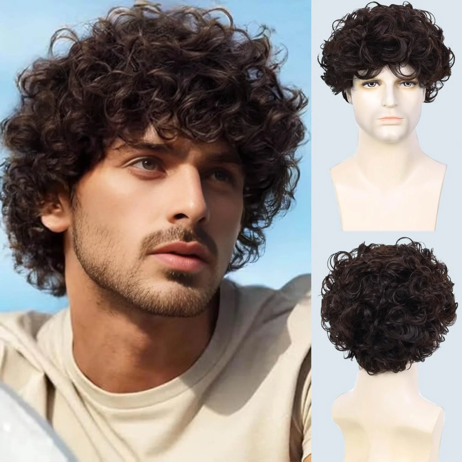 Men hair wig