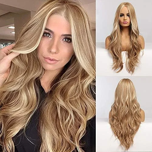 Wavy hair wig